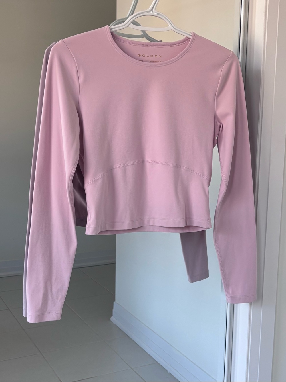 Aritzia TNA Butter Bound Longsleeve in Pink